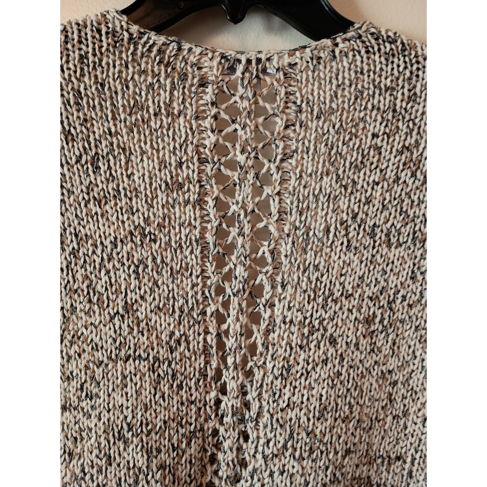 J Jill Marled Open Knit Coastal Casual Textured V Neck Sweater Relaxed Sz SP - Picture 6 of 12